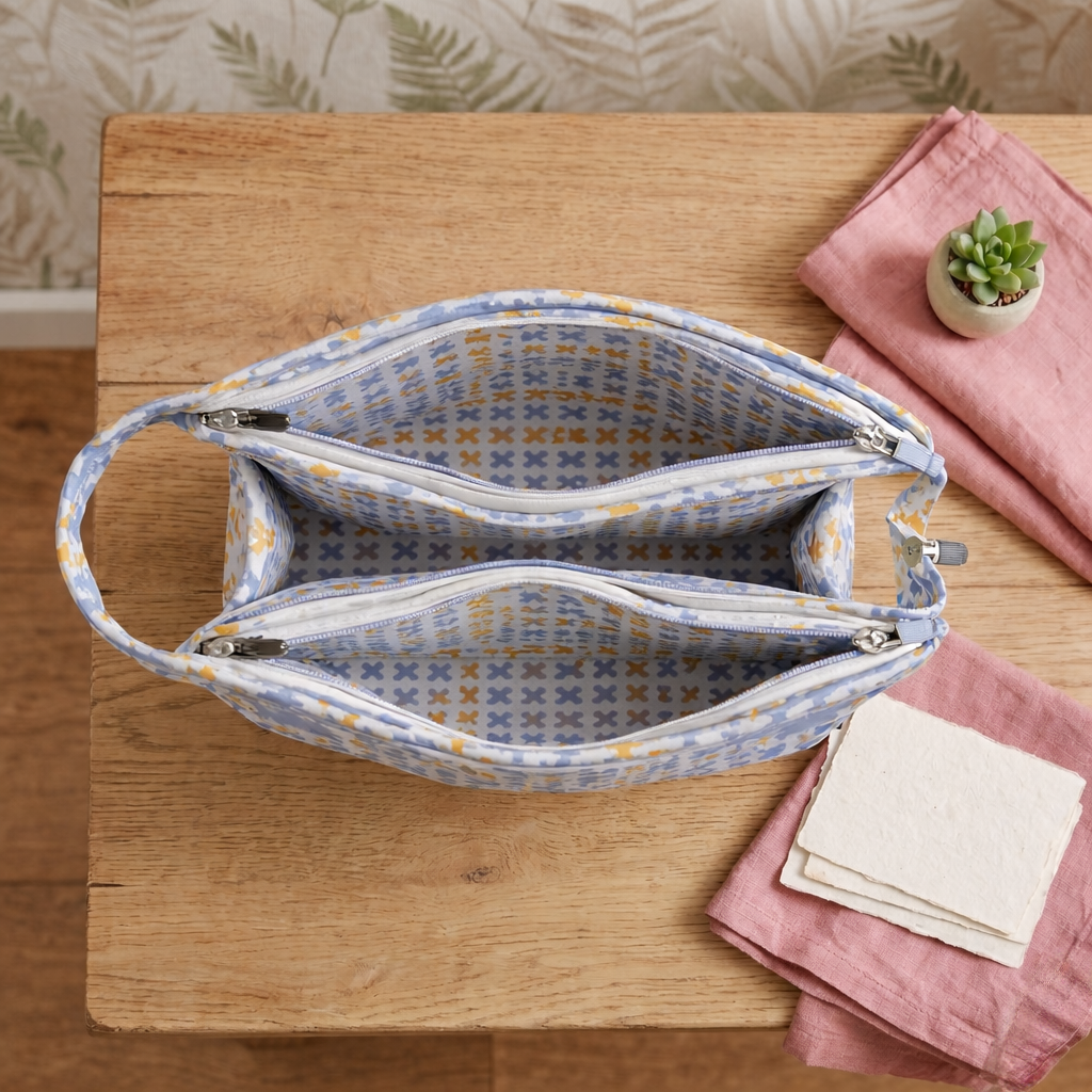 DAISY DREAMS PRINT TrioZip Toiletry Bag