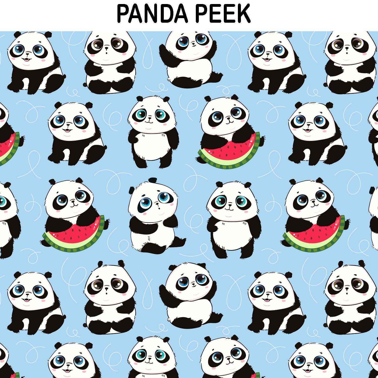 PANDA PRINT SWIMMING BAG CUSTOMISER