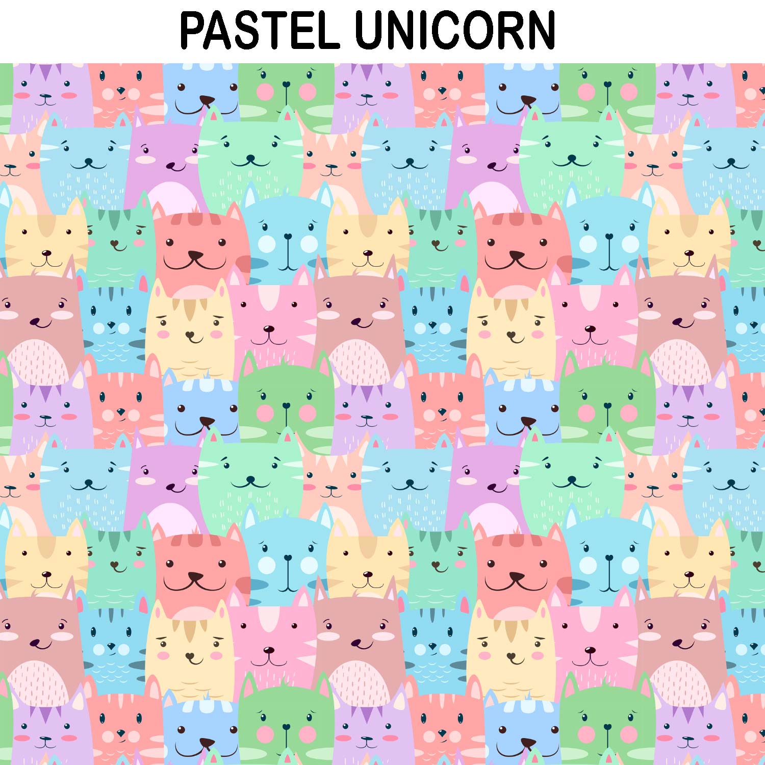 UNICORN PRINT KIDS DUFFEL BAG CUSTOMISER