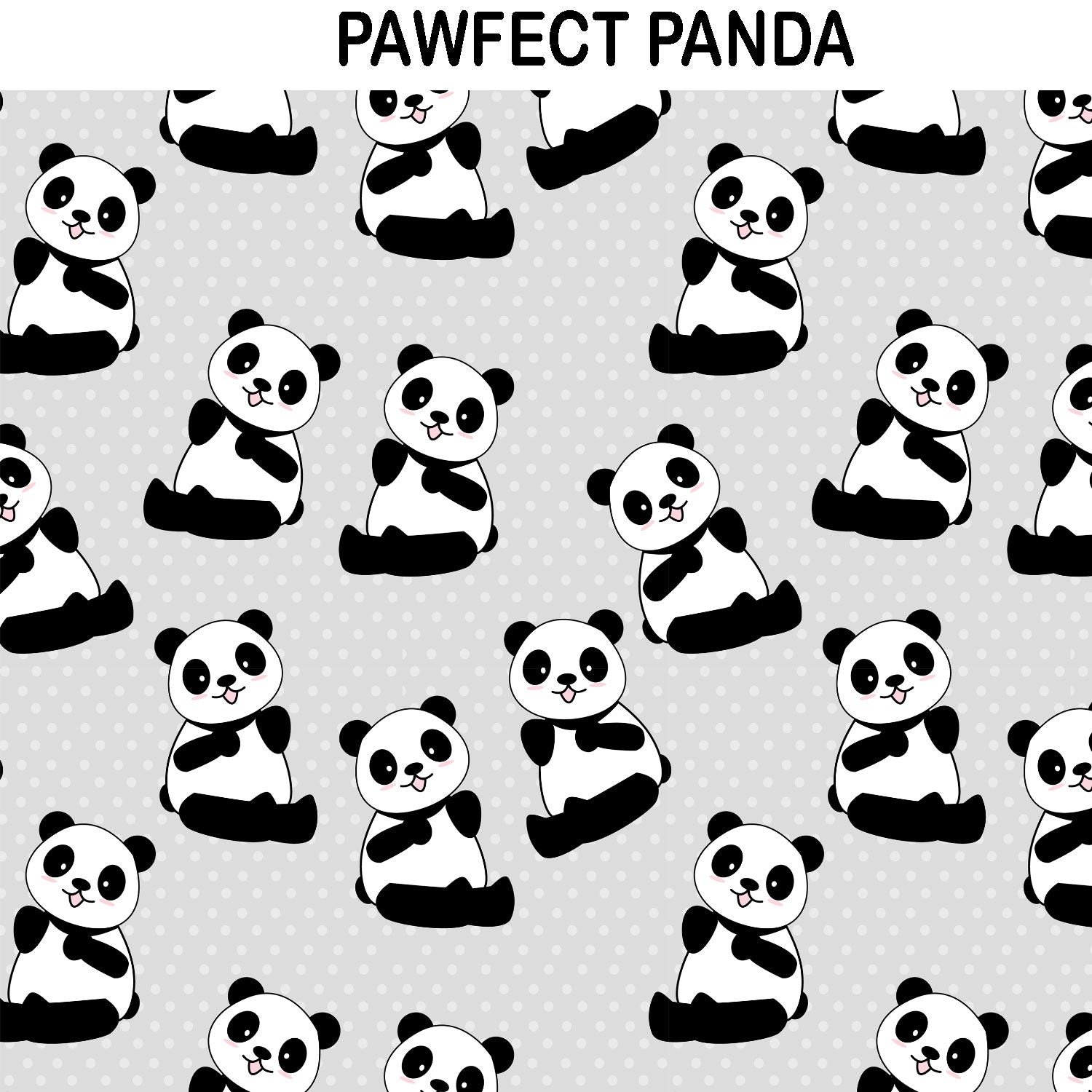 PANDA PRINT SWIMMING BAG CUSTOMISER