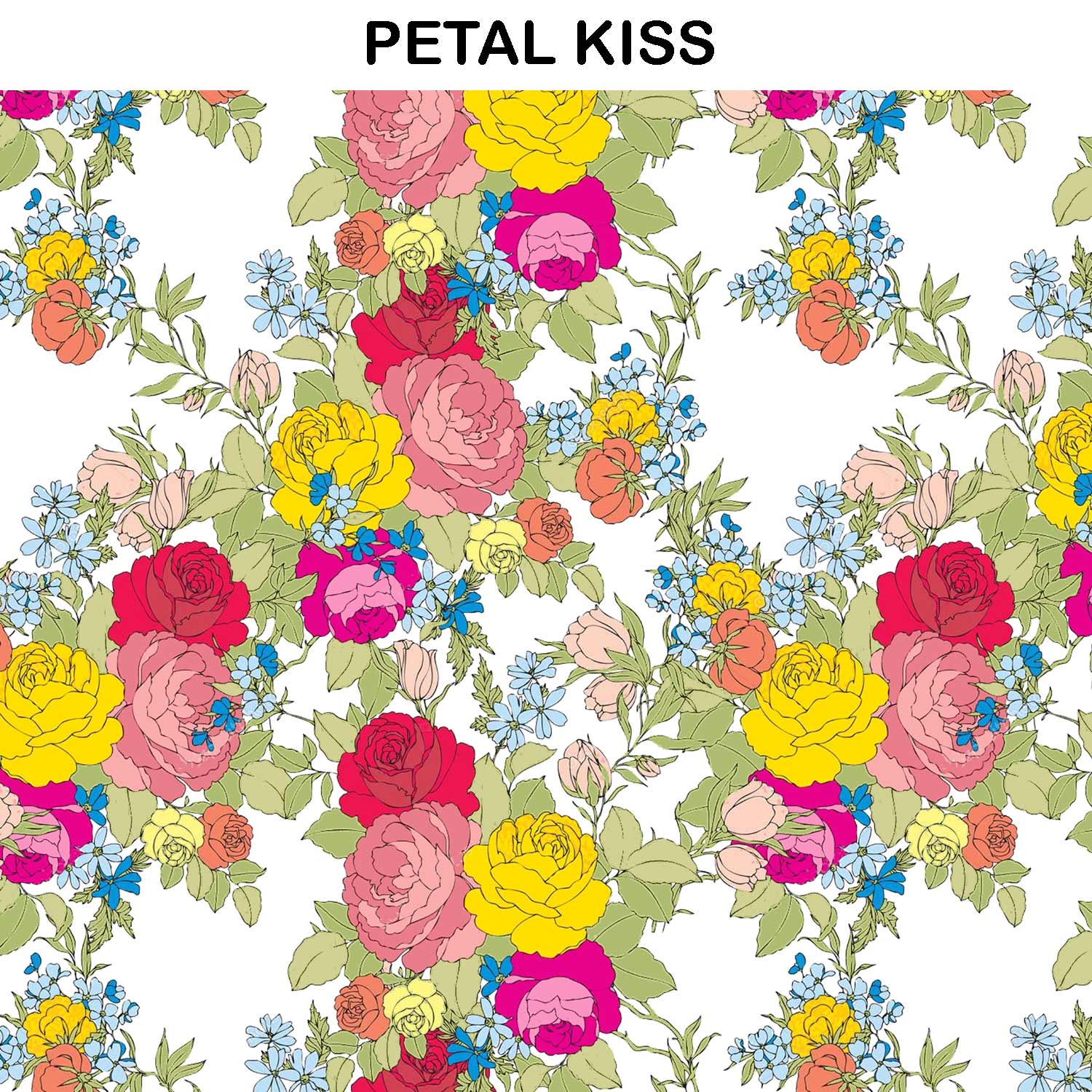 FLORAL PRINT KIDS DUFFEL BAG CUSTOMISER