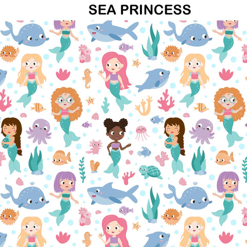 MERMAID PRINT MACBOOK & A4 FOLDER SLEEVE CUSTOMISER