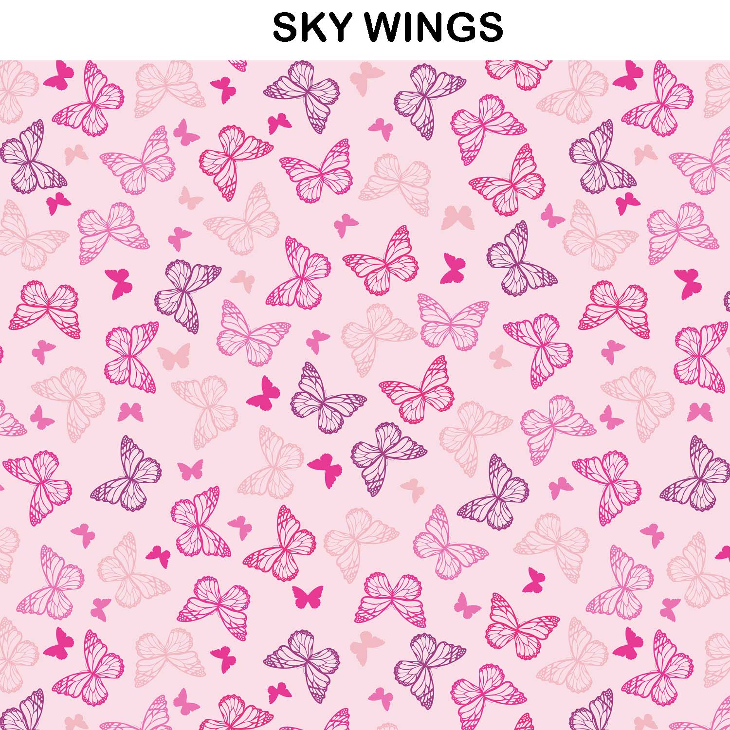 BUTTERFLY PRINT KIDS DUFFEL BAG CUSTOMISER