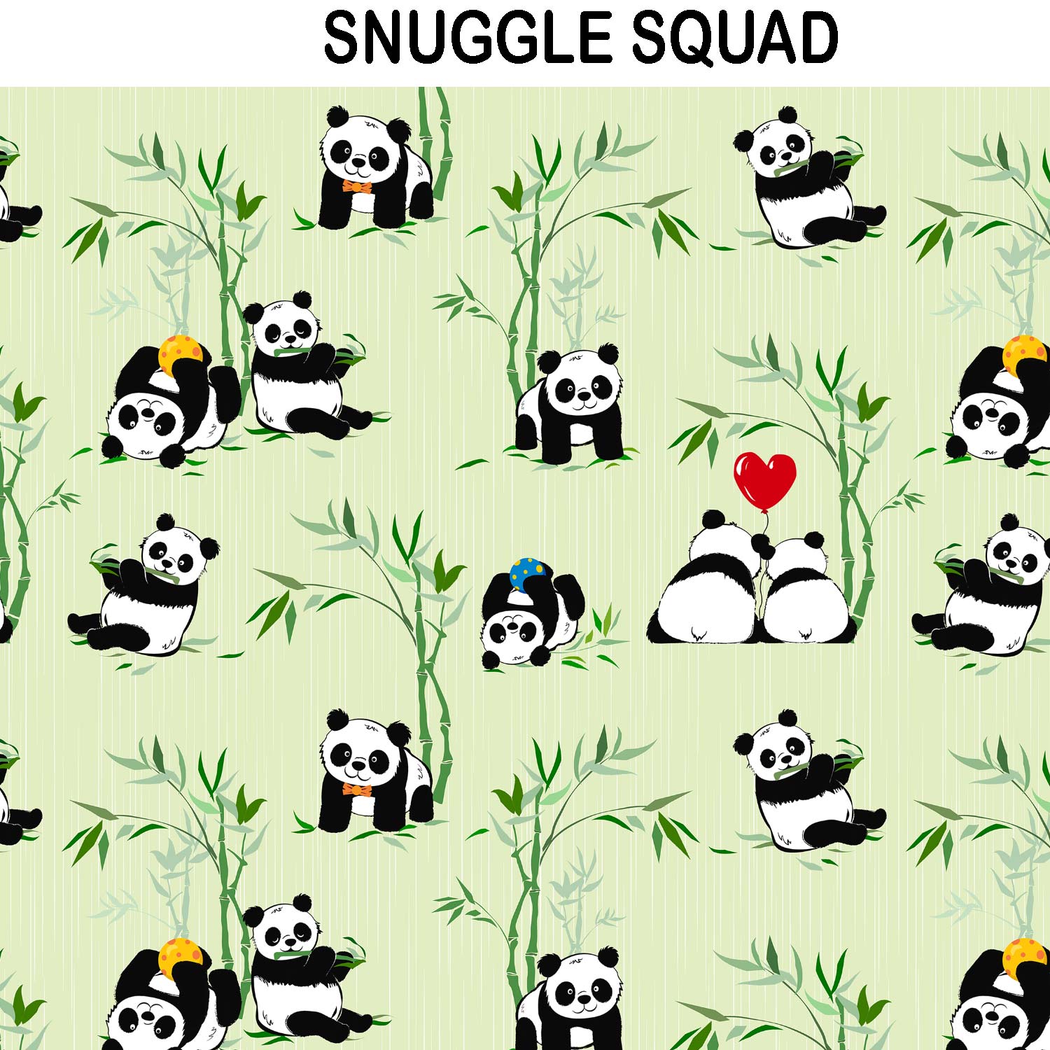 PANDA PRINT SWIMMING BAG CUSTOMISER