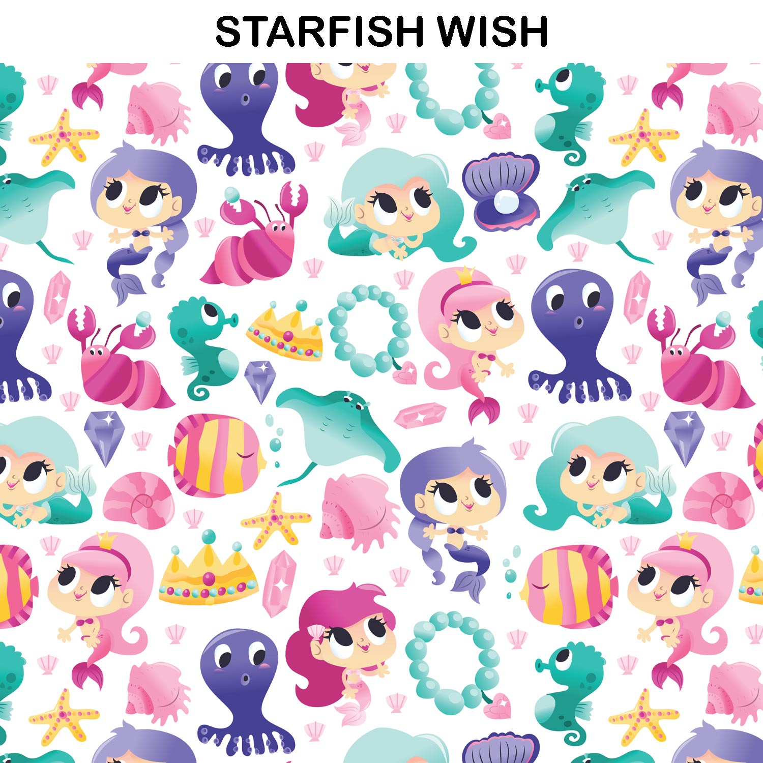 MERMAID PRINT MACBOOK & A4 FOLDER SLEEVE CUSTOMISER