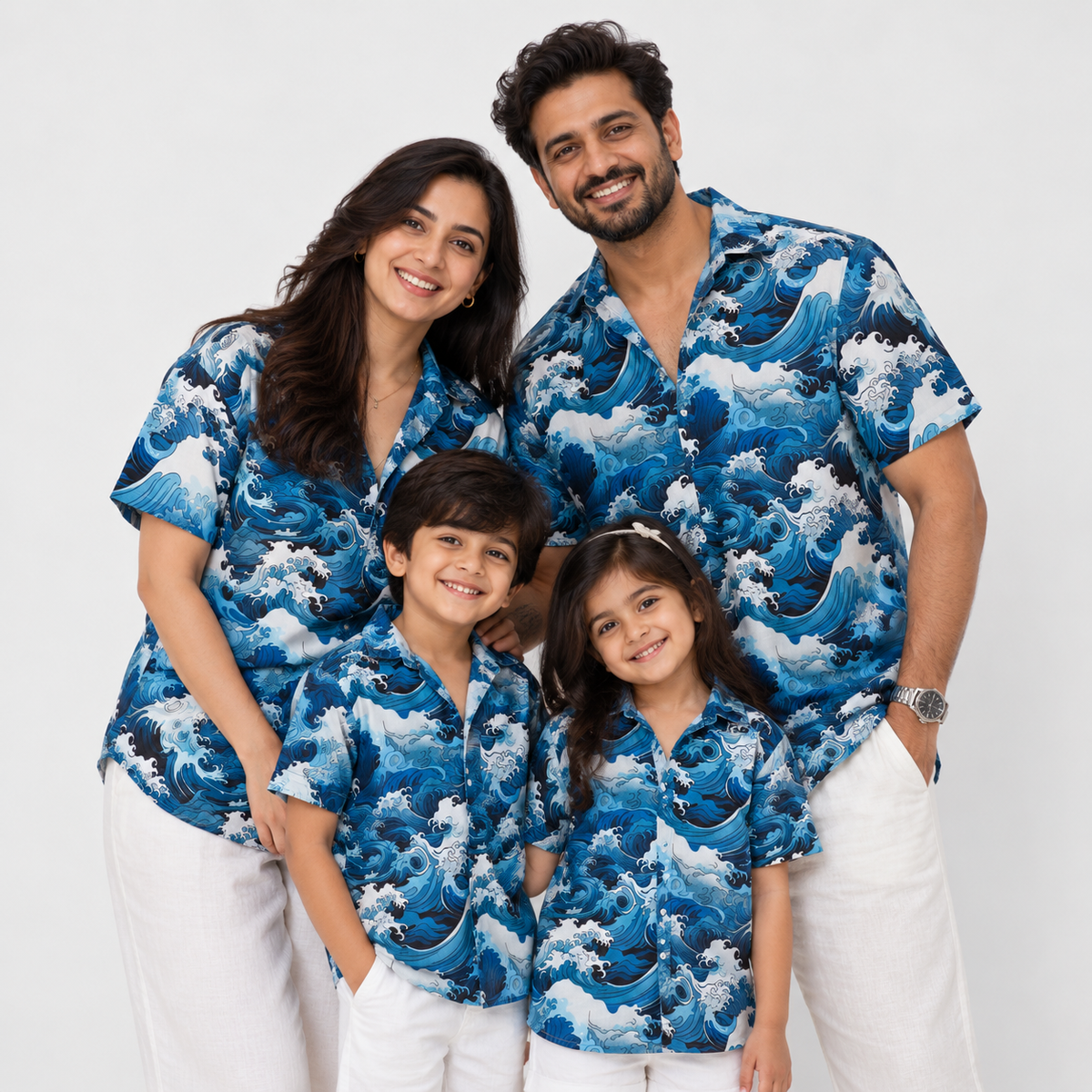 WATER WAVES PRINTED SHIRTS