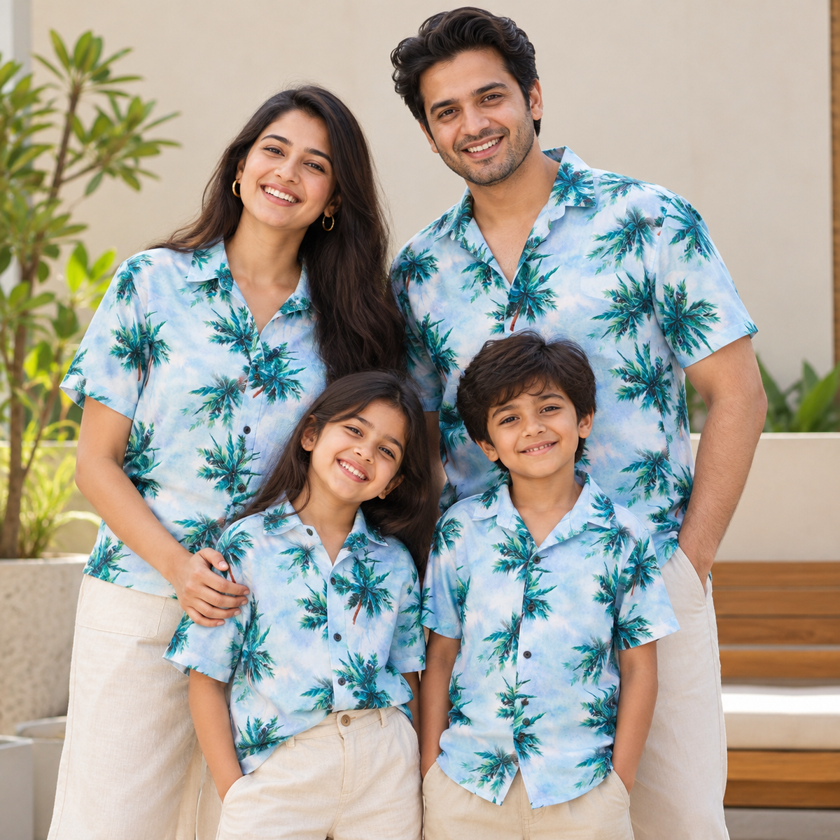 PALM VIBES PRINTED SHIRTS