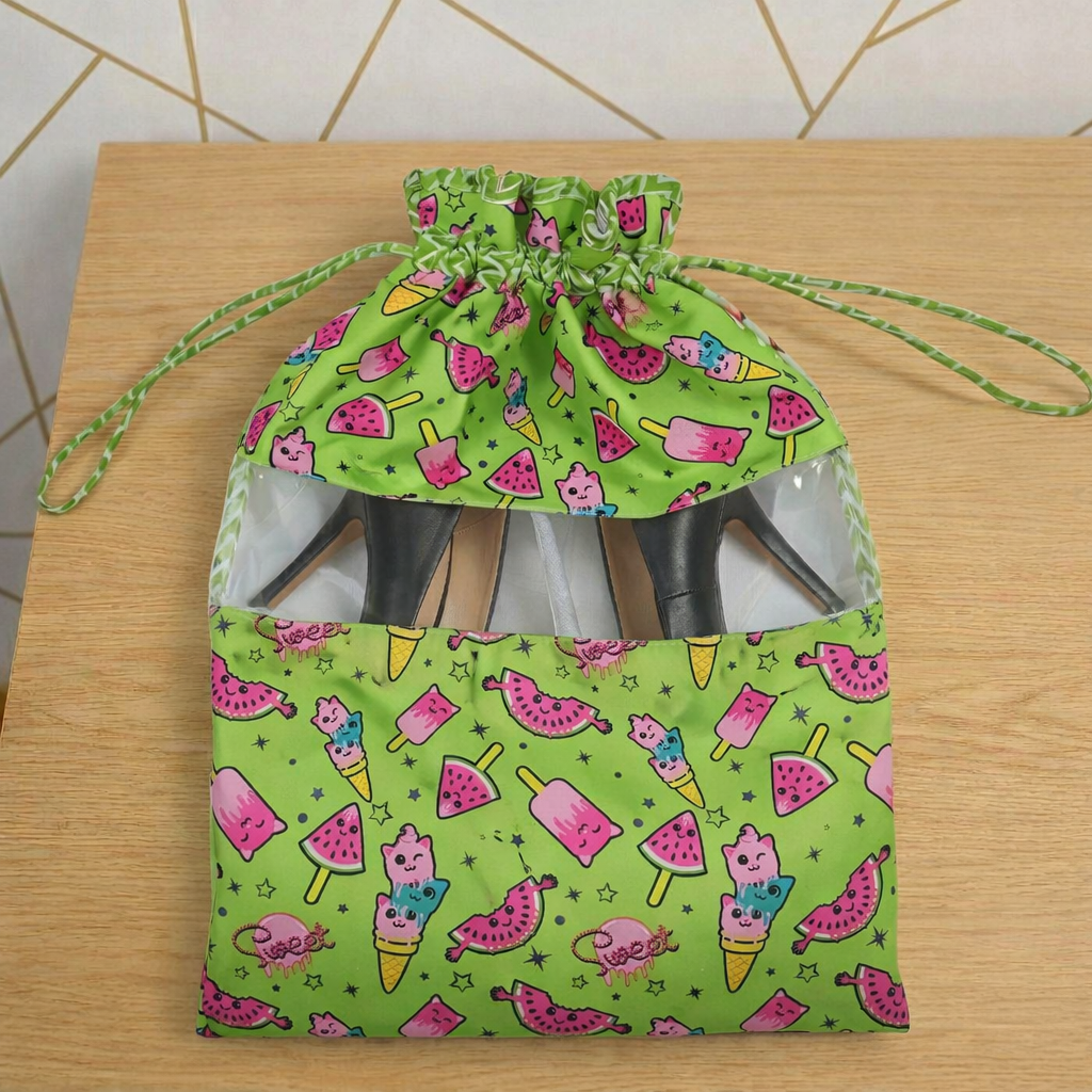 Tropical Bliss Print Heels & Sandals Cover