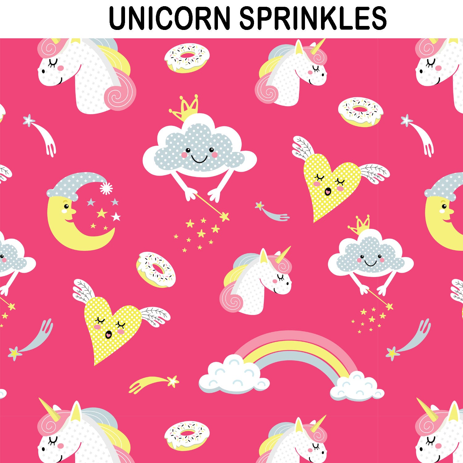 UNICORN PRINT KIDS DUFFEL BAG CUSTOMISER