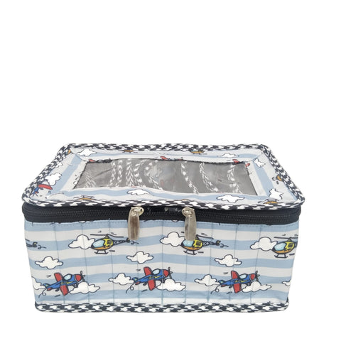 CLOUD CRUISERS PRINT LUXE 10-POUCH EARRING ORGANIZER