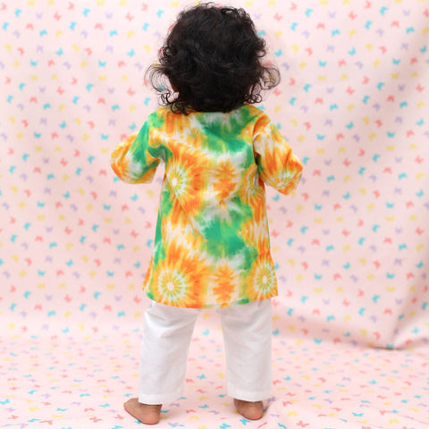 TIRANGA TIE DYE KURTA