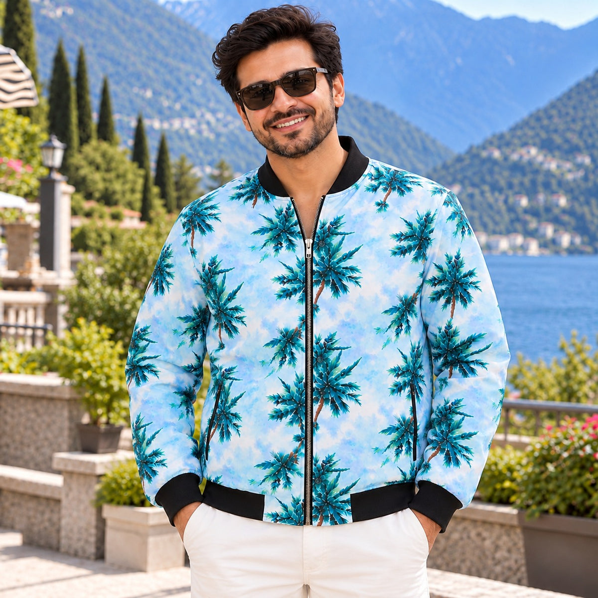 Palm Vibes Family Bomber Jackets