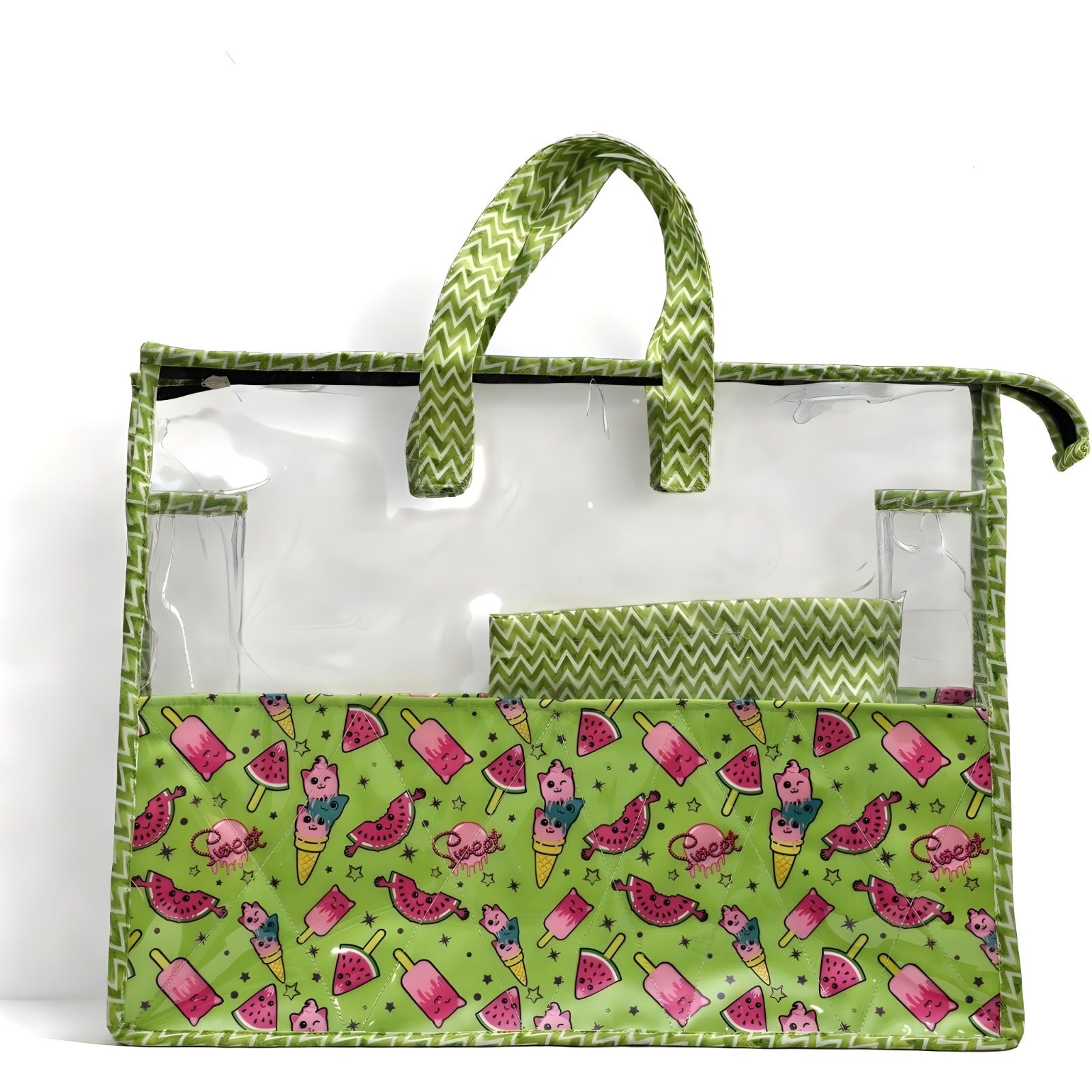 Tropical Bliss Print Swimming Bag Combo