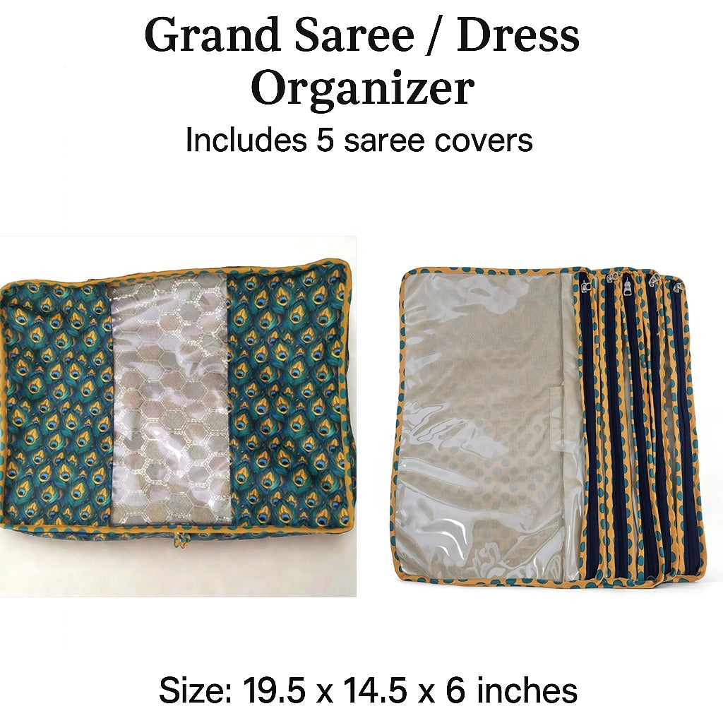 PEACOCK GLORY Print Bridal Essential Pack