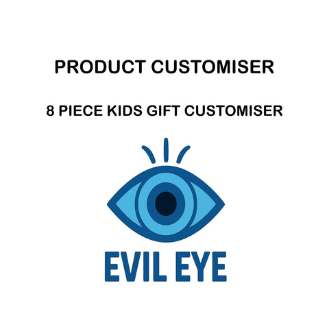 EVIL EYES PRINT 8 PIECE KIDS GIFT CUSTOMISER