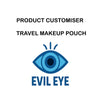EVIL EYES TRAVEL MAKEUP POUCH SET Customiser