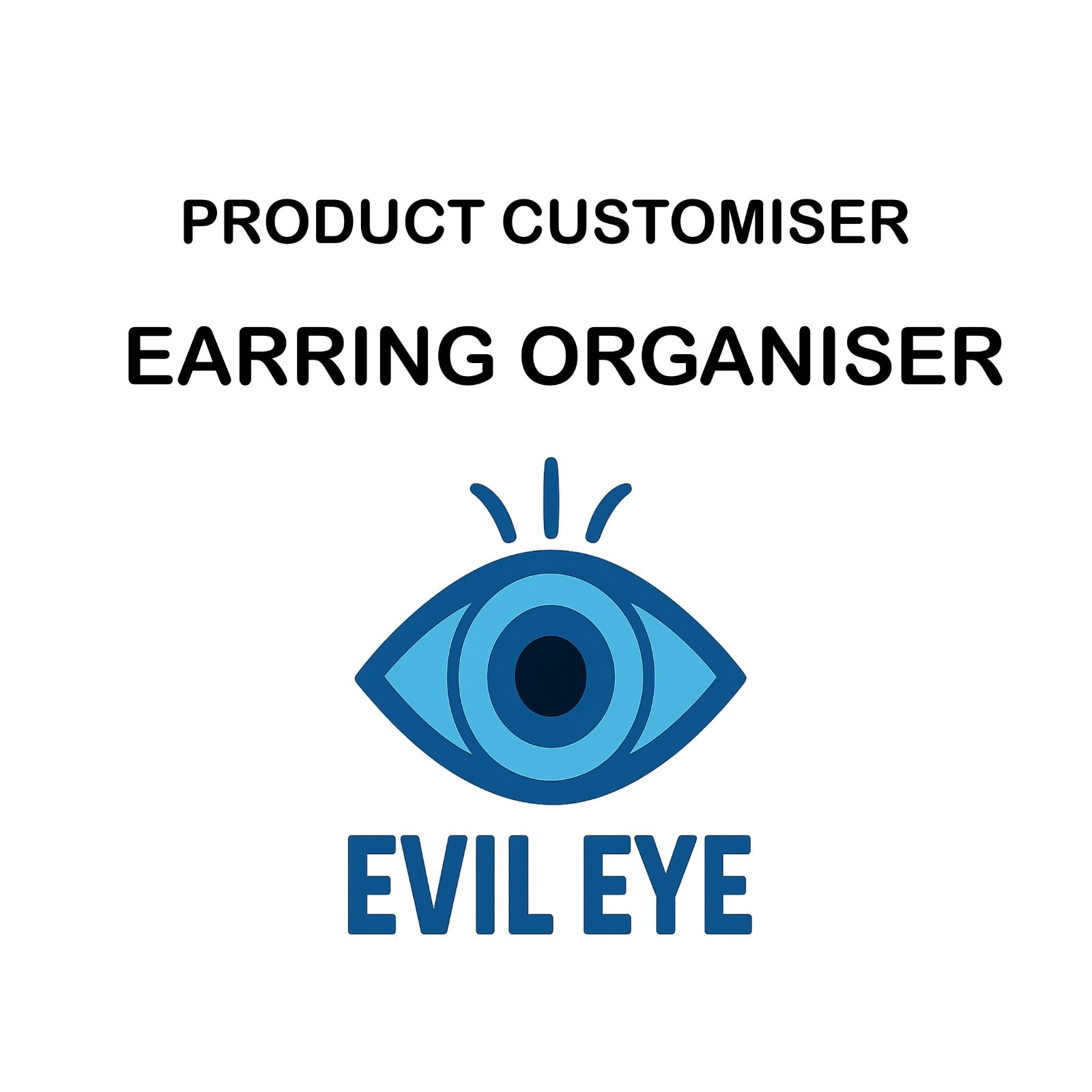 EVIL EYE EARRING ORGANIZER CUSTOMISER