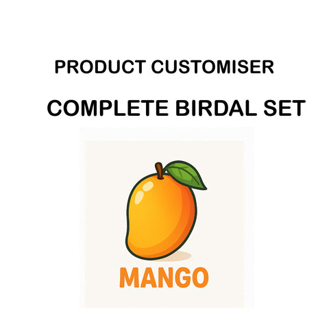 MANGO PRINT COMPLETE BRIDAL SET CUSTOMISER