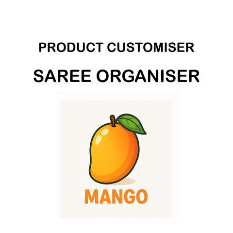 MANGO PRINT SAREE ORGANISER CUSTOMISER
