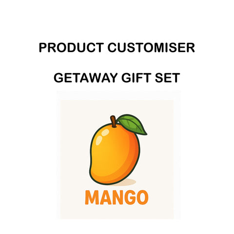 MANGO PRINT GETAWAY GIFT SET CUSTOMISER