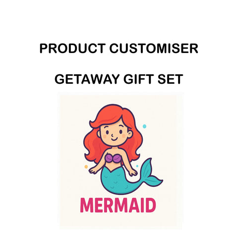 MERMAID PRINT GETAWAY GIFT SET CUSTOMISER