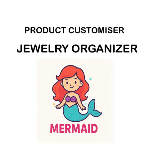 MERMAID PRINT JEWELRY ORGANIZER CUSTOMISER