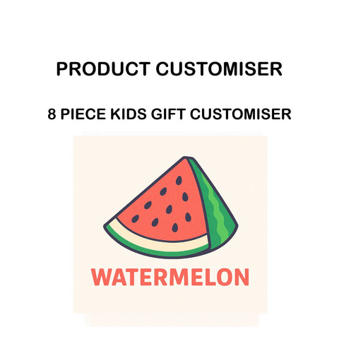 WATERMELONS PRINT 8 PIECE KIDS GIFT CUSTOMISER