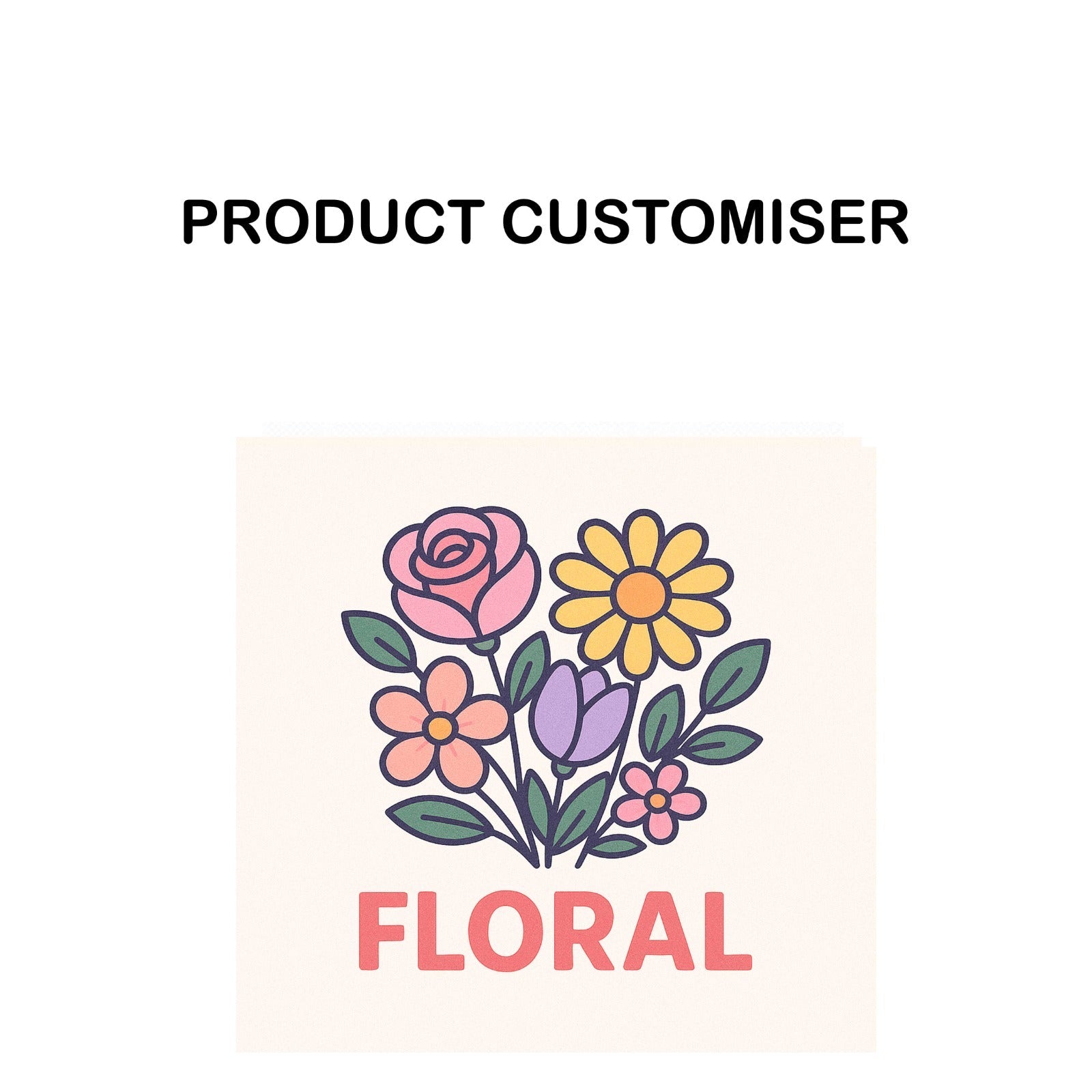 FLORAL PRINT COMPLETE BIRDAL SET CUSTOMISER