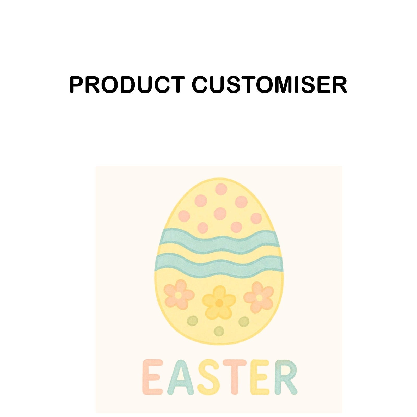 EASTER PRINT LUXE 10-POUCH EARRING ORGANIZER CUSTOMISER