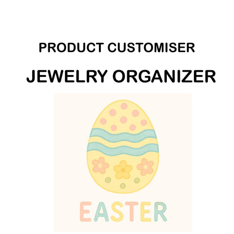 EASTER PRINT JEWELRY ORGANISER CUSTOMISER
