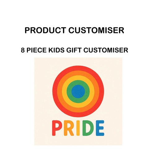 PRIDE PRINT 8 PIECE KIDS GIFT CUSTOMISER
