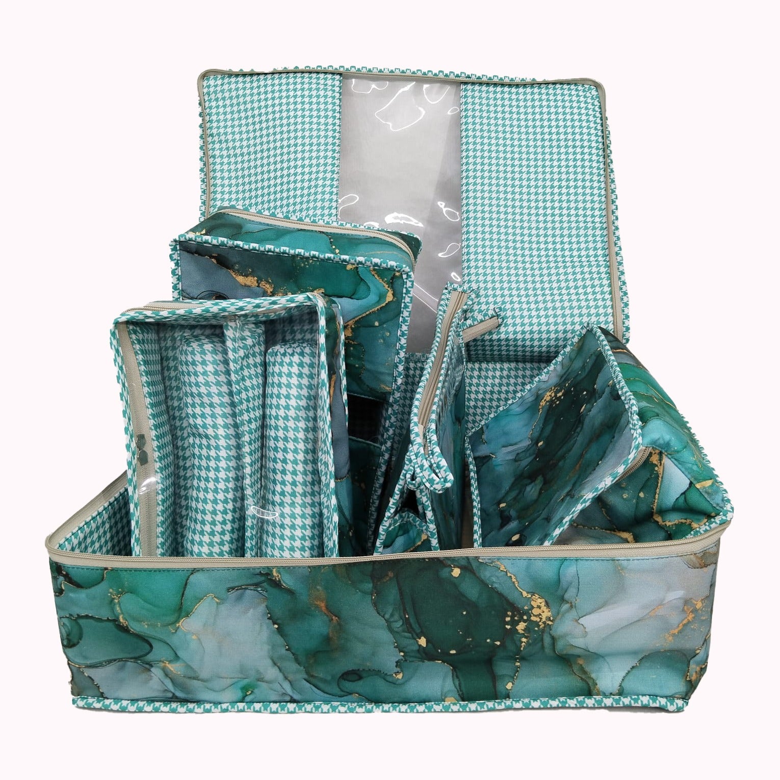 EMERALD GOLD MARBLE PRINT BRIDAL ESSENTIAL PACK