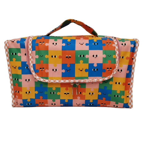 HAPPY PUZZLE PARTY PRINT DYSON HAIR DRYER COVER