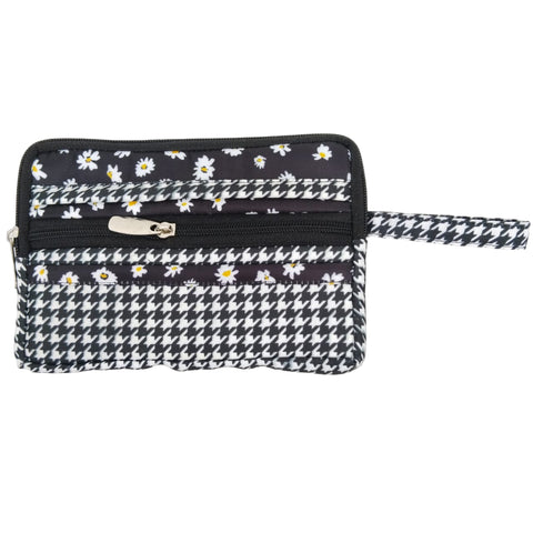 MIDNIGHT DAISY PRINT ESSENTIAL TRAVEL COMPACT ORGANIZER