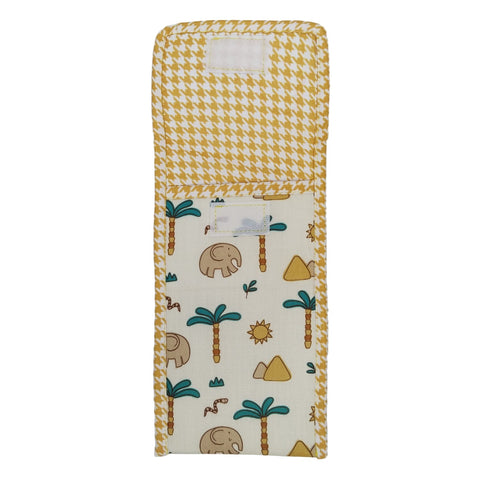 DESERT ELEPHANT PRINT TRAVEL DENTAL KIT