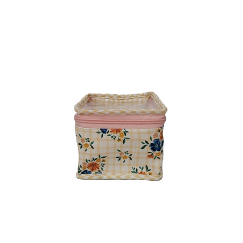BLUEBELL BUTTERSCOTCH CHECKS PRINT BINDI ORGANIZER