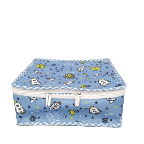 SPACE BUDDIES PRINT MULTIPURPOSE JEWELRY ORGANIZER SET