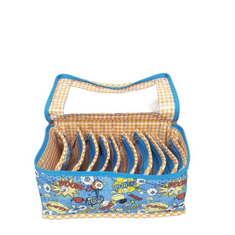 KABOOM COMICS PRINT LUXE 10-POUCH EARRING ORGANIZER