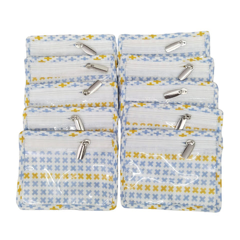 PANDA PRINT LUXE 10-POUCH EARRING ORGANIZER CUSTOMISER