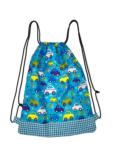 ROAD RUNNER PRINT DRAWSTRING BACKPACK