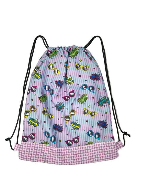POP SUNGLASS PARTY DRAWSTRING BACKPACK