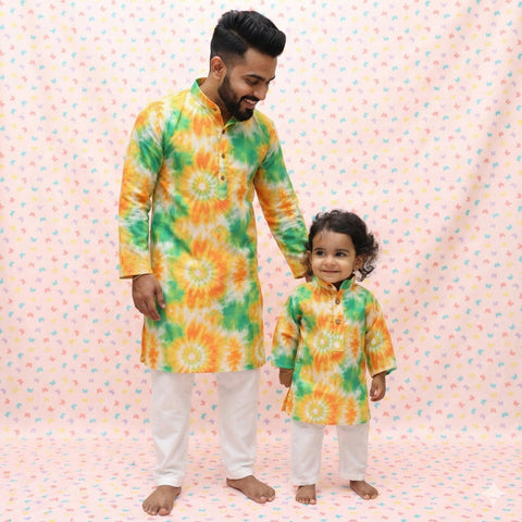 TIRANGA TIE DYE KURTA