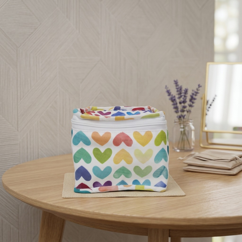 LOVE RAINBOW PRINT EARRING ORGANIZER