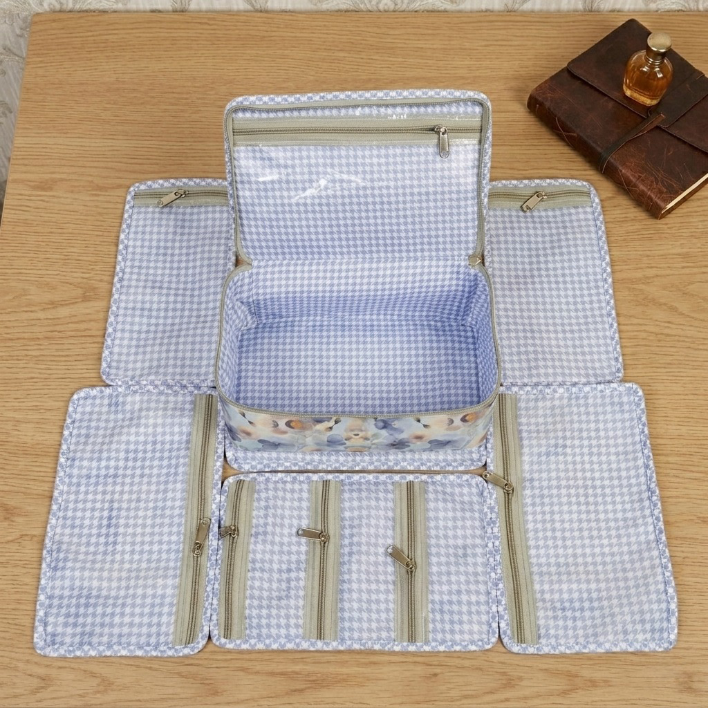 DREAMY LAVENDER PRINT JEWELRY ORGANIZER