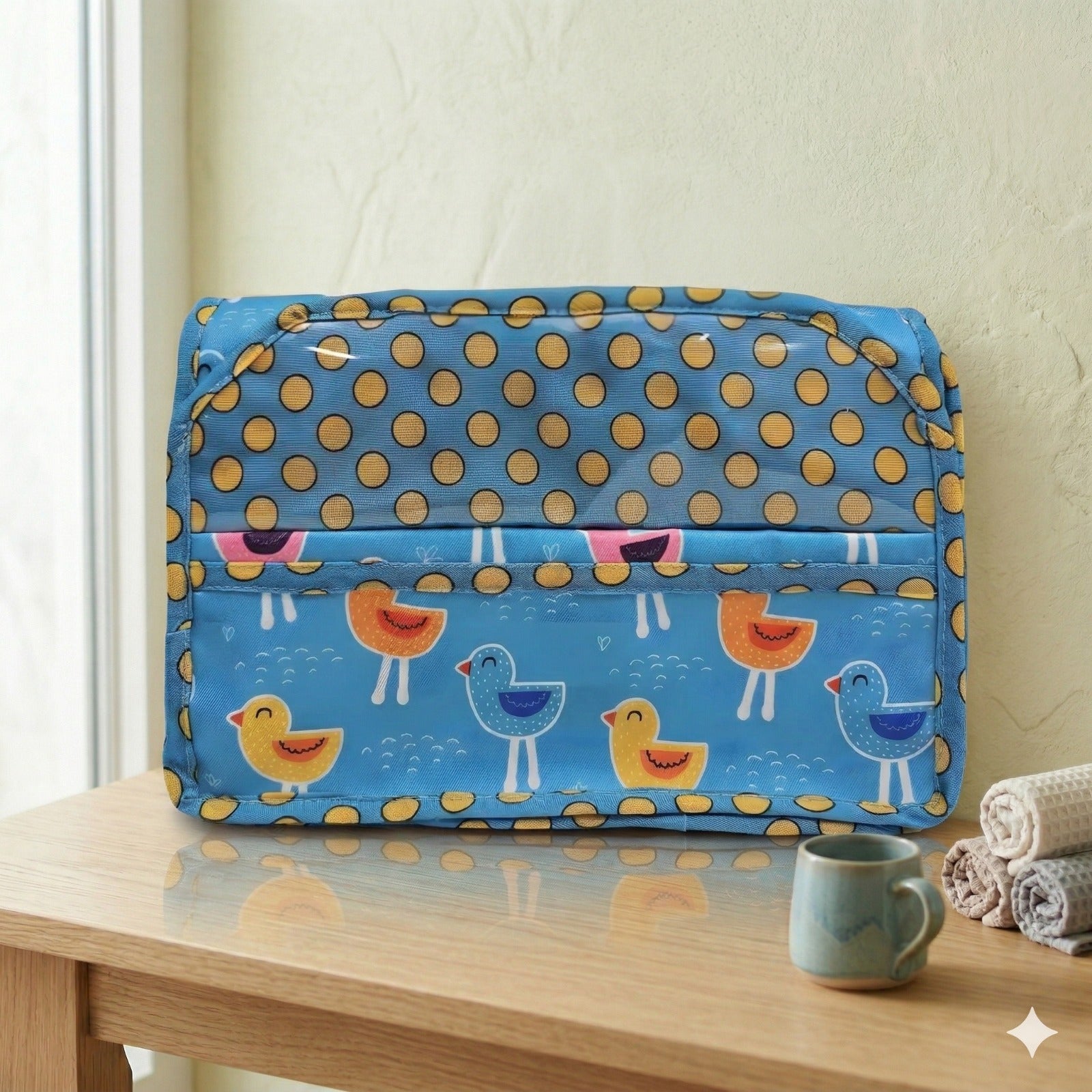 PLAYFUL BIRDS PRINT Big Bangle Organizer