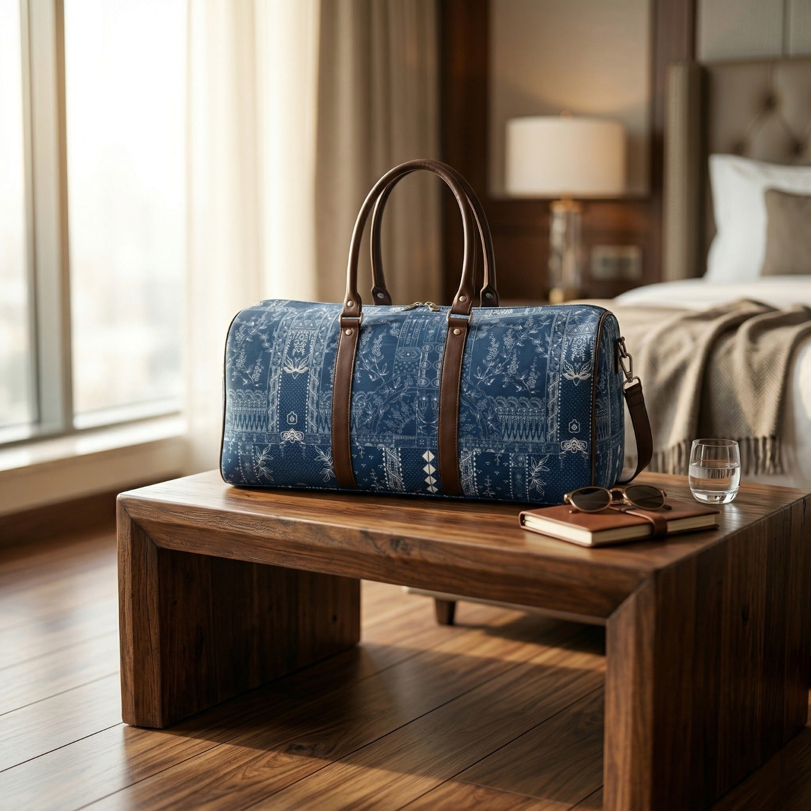 ABSTRACT PRINT DUFFLE BAG CUSTOMISER