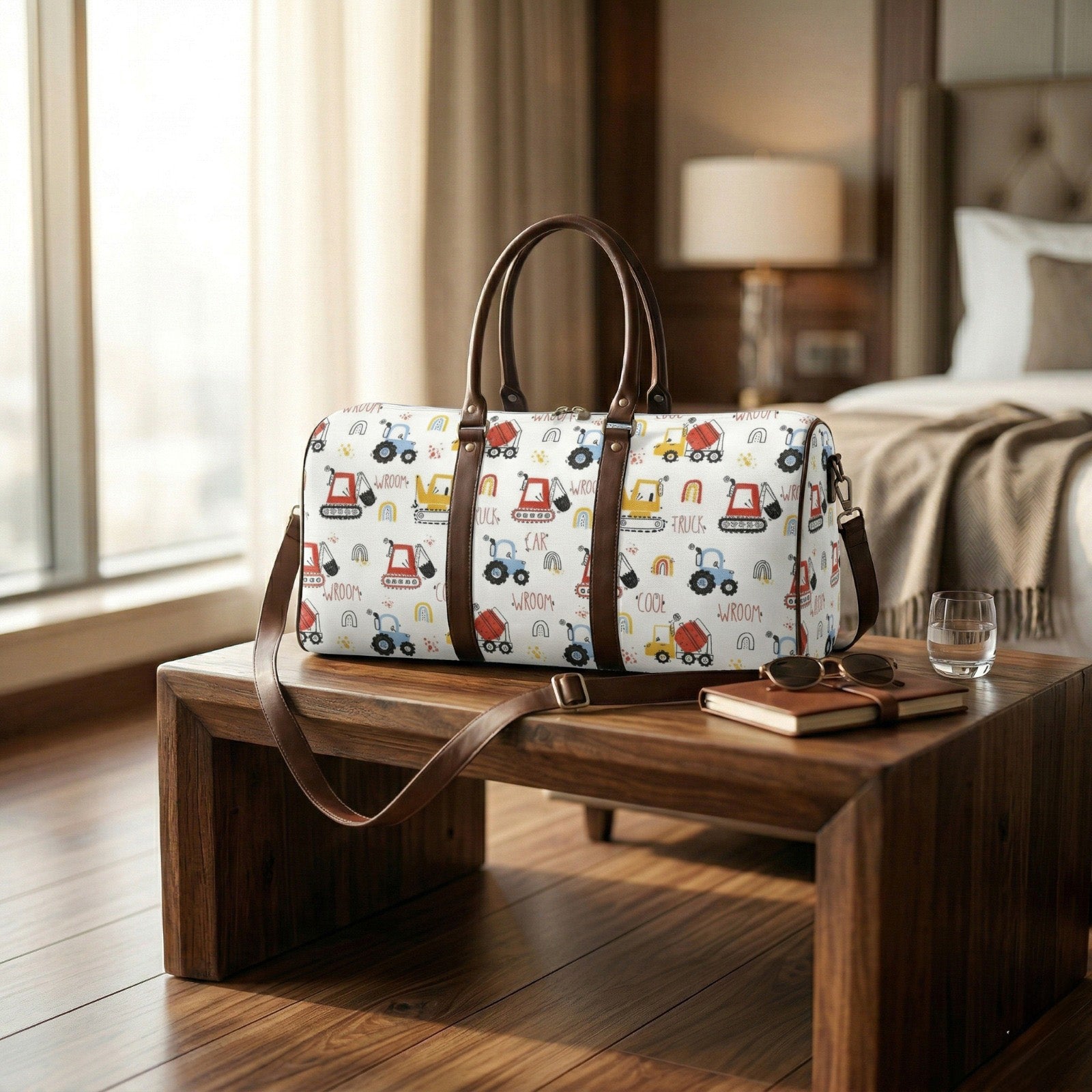 RIDE & ROLL PRINT DUFFLE BAG