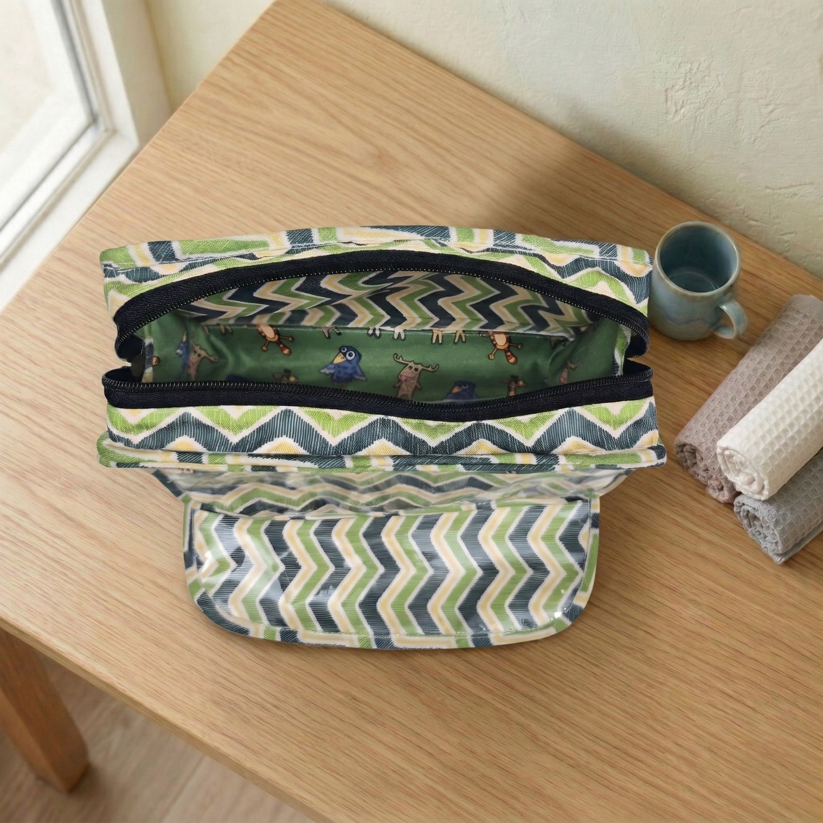 FOREST FRIENDS PRINT Big Bangle Organizer