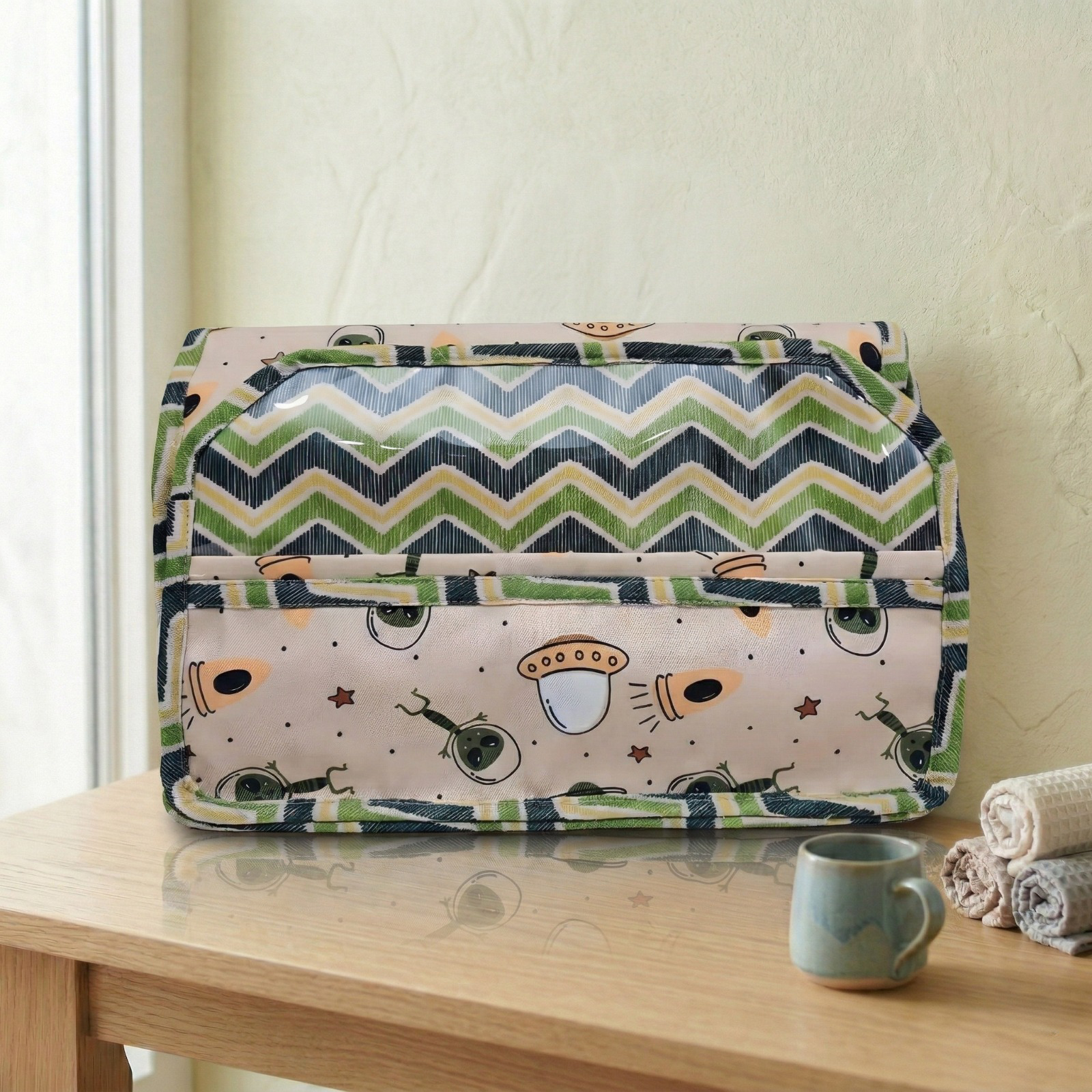 SPACE INVADERS PRINT Big Bangle Organizer