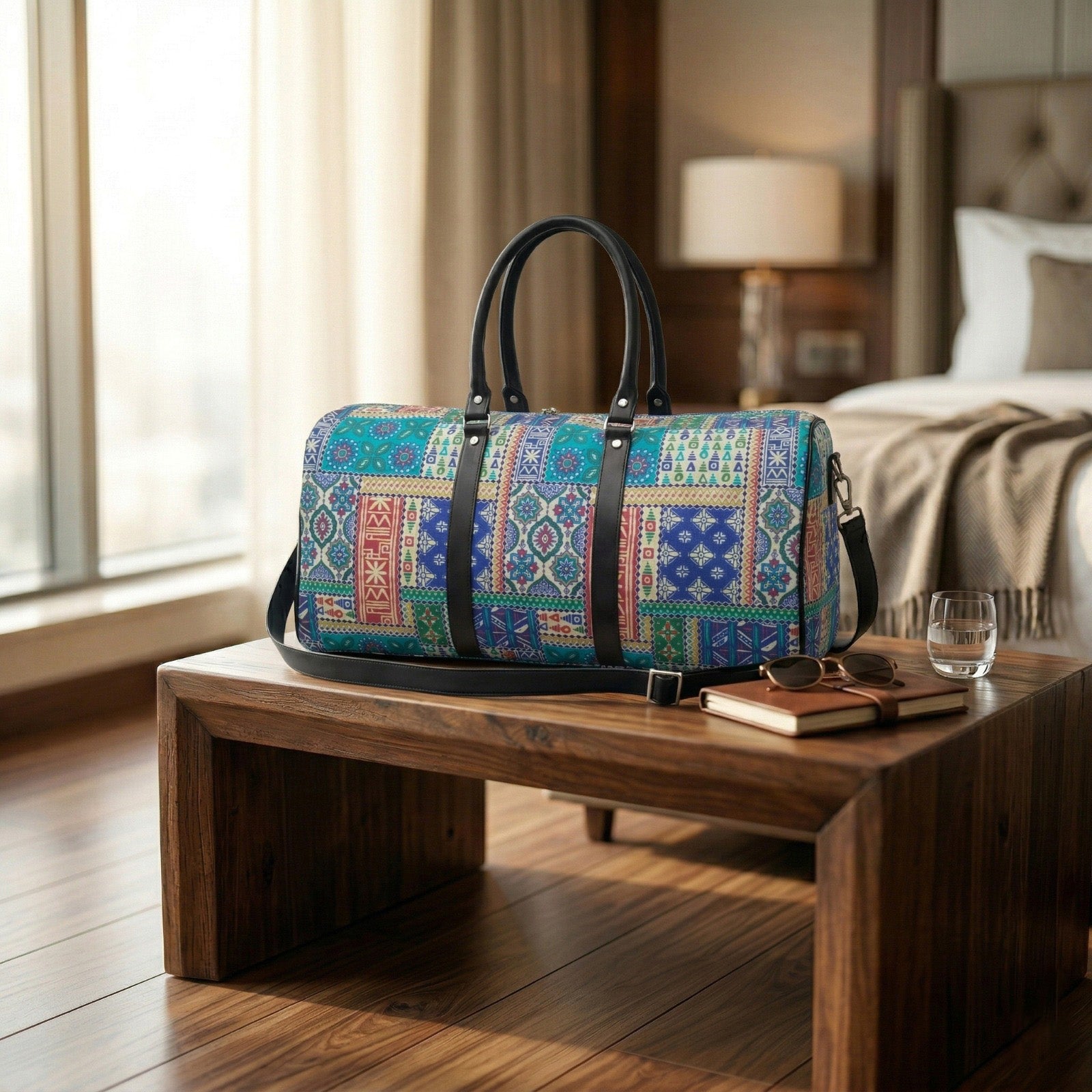 AZTEC RADIANCE PRINT DUFFLE BAG